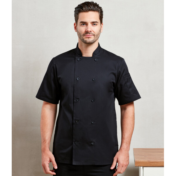 Premier Short Sleeve Chef's Jacket Thumbnail